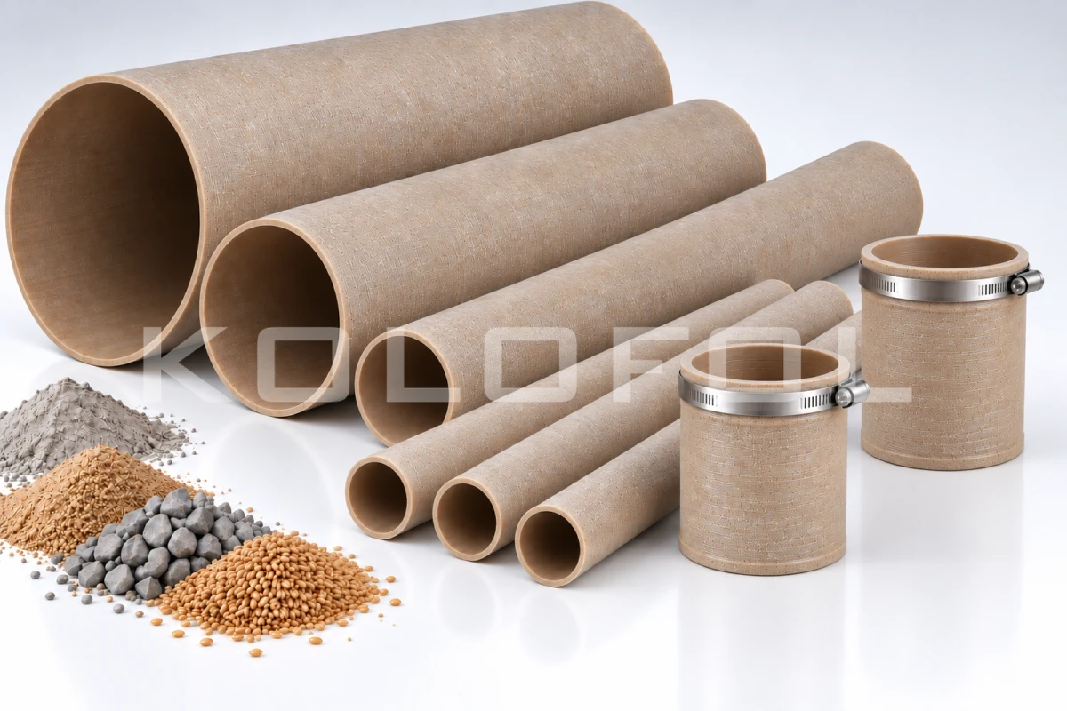 Abrasion-resistant rubber hose and flexible connection
