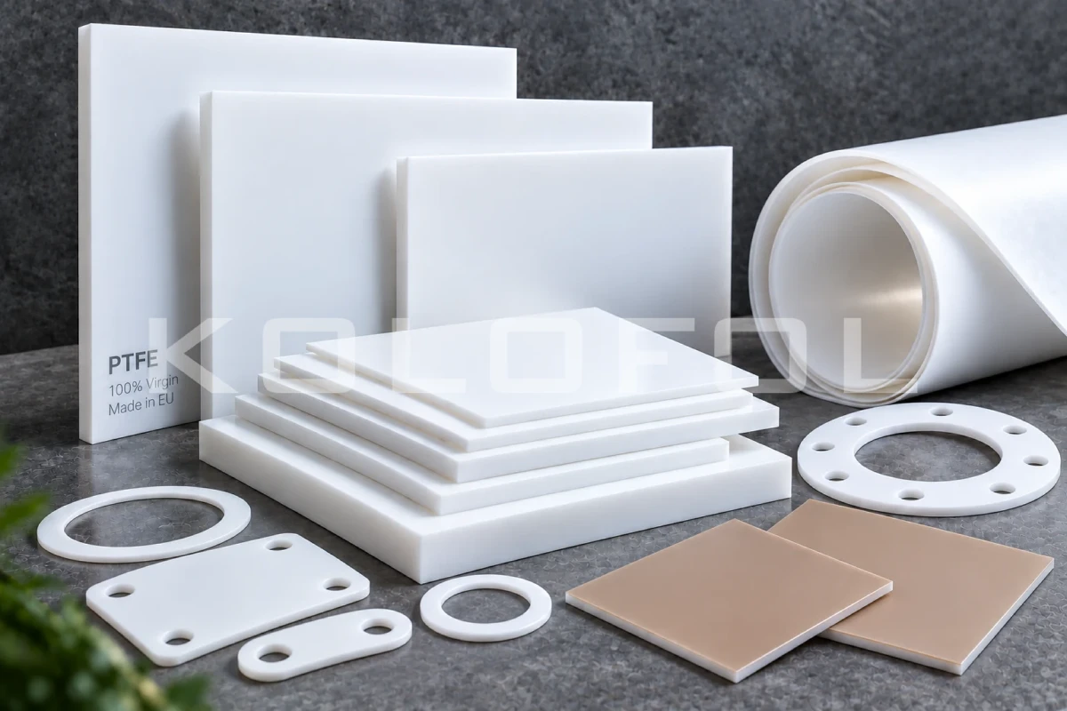 Virgin PTFE lemez